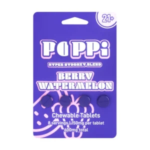 POPPi Hyper Hydroxy Blend 7-OH 35mg Tablets Berry Watrermelon